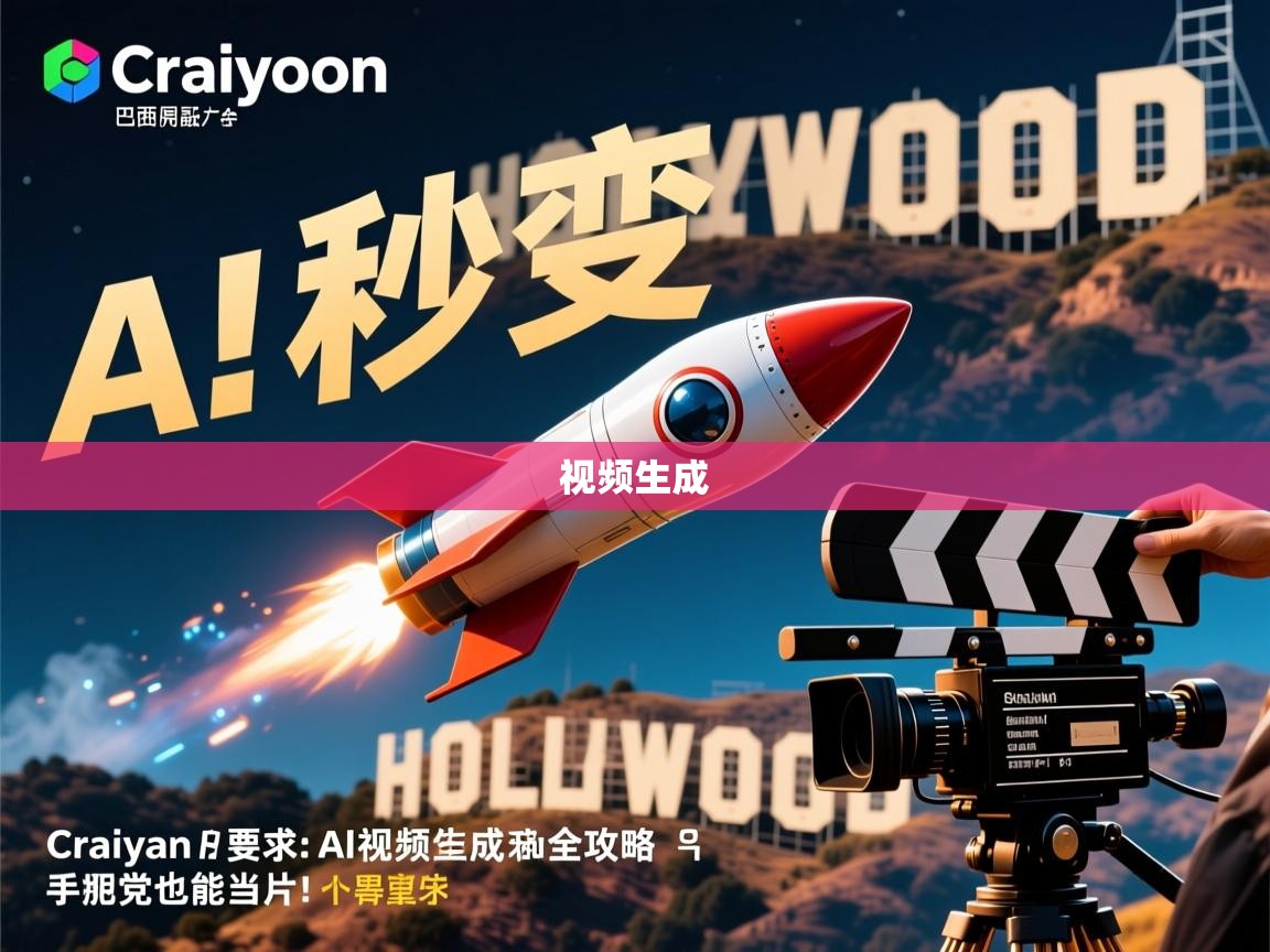 🚀文字秒变好莱坞大片？Craiyon AI视频生成全攻略，手残党也能当导演！