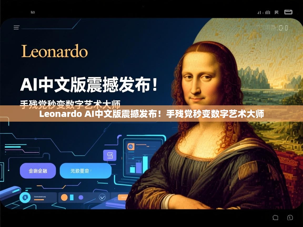 Leonardo AI中文版震撼发布！手残党秒变数字艺术大师