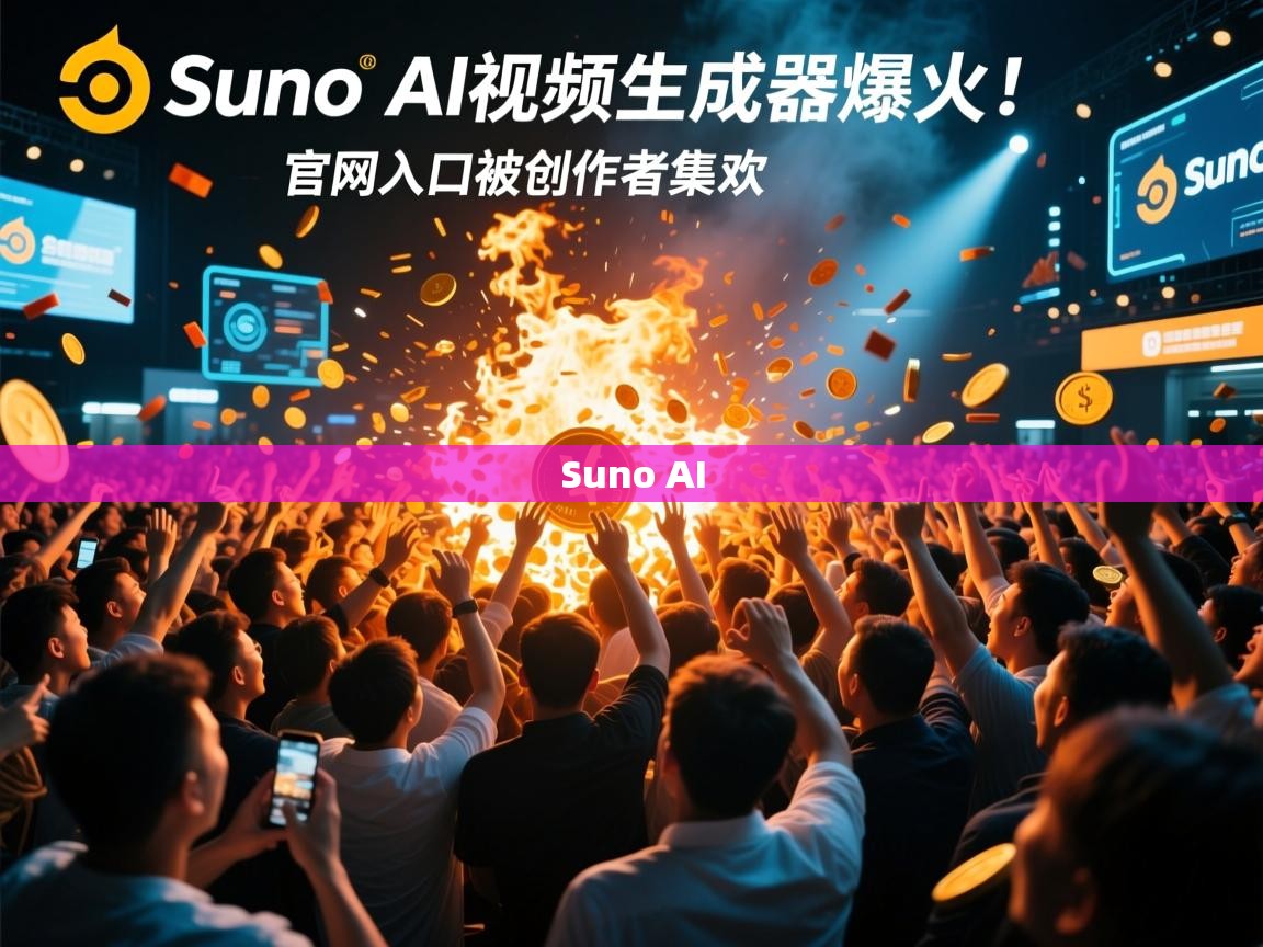 Suno AI视频生成器爆火！官网入口被挤爆，创作者集体狂欢