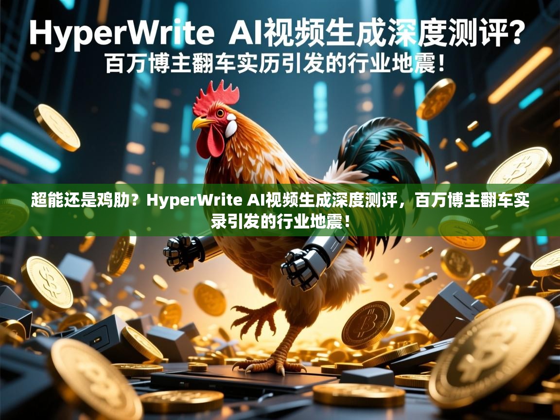超能还是鸡肋？HyperWrite AI视频生成深度测评，百万博主翻车实录引发的行业地震！