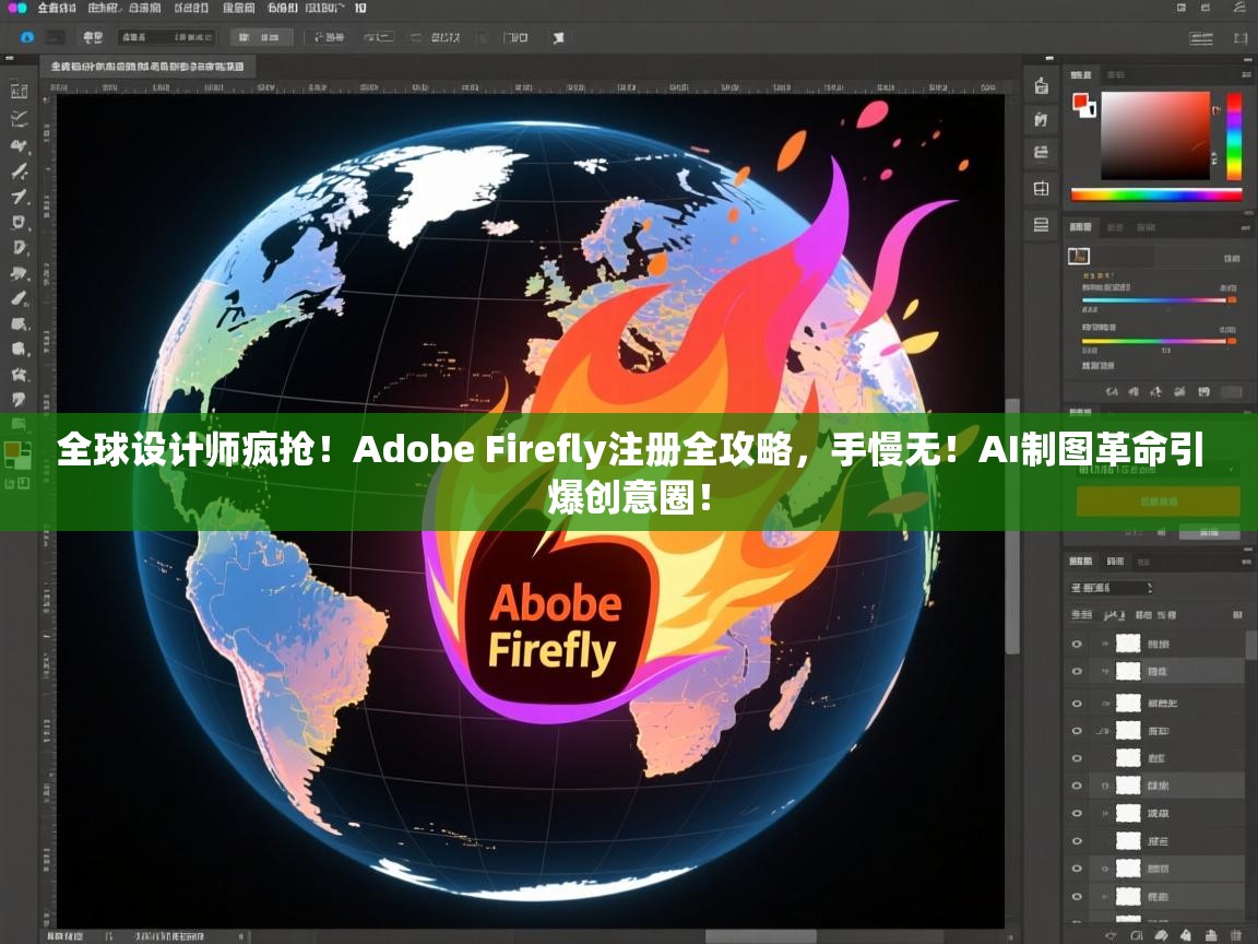 全球设计师疯抢！Adobe Firefly注册全攻略，手慢无！AI制图革命引爆创意圈！