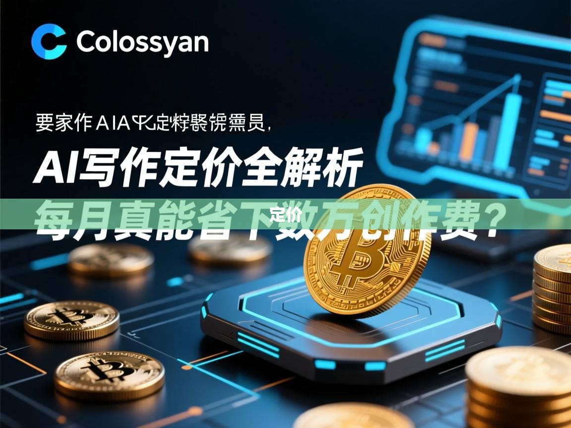 Colossyan AI写作定价全解析，每月真能省下数万创作费？