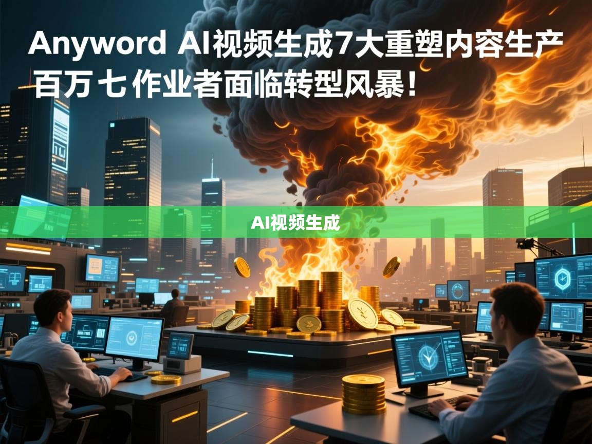 Anyword AI视频生成，7大场景重塑内容生产，百万从业者面临转型风暴！