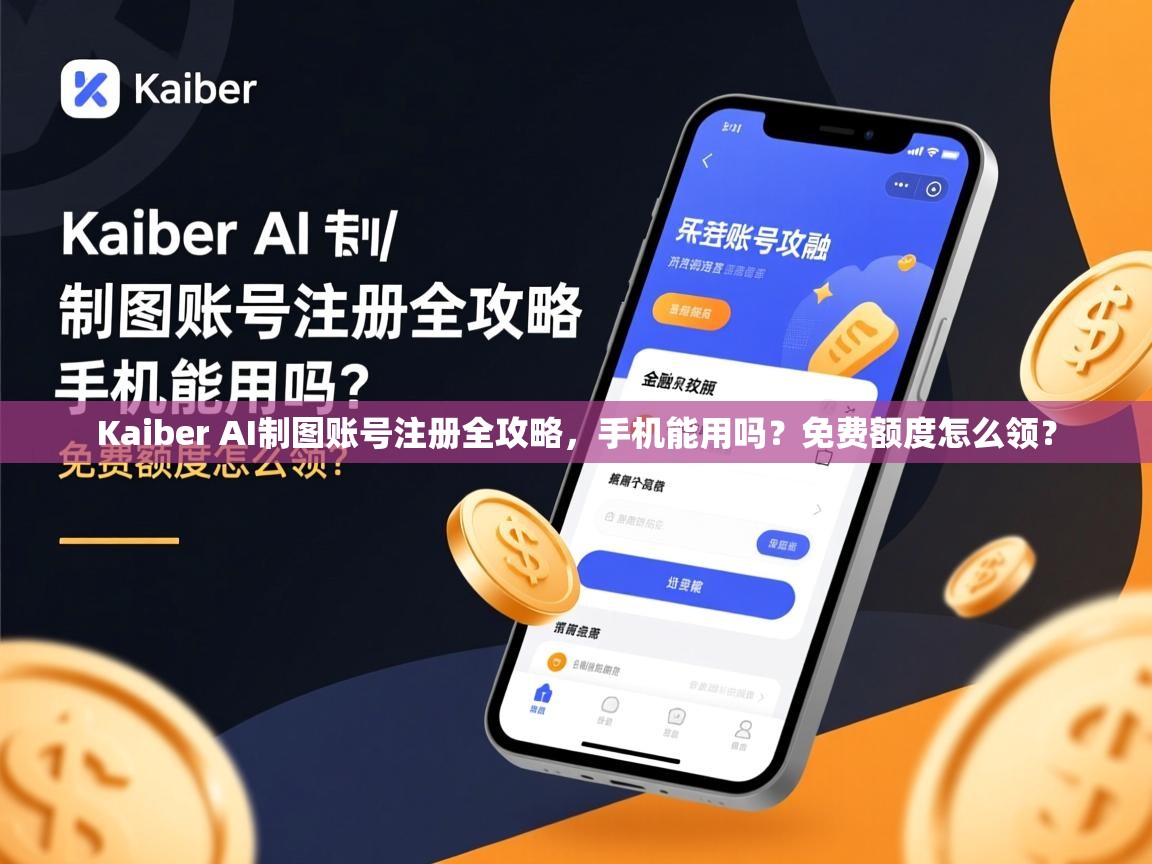 Kaiber AI制图账号注册全攻略，手机能用吗？免费额度怎么领？