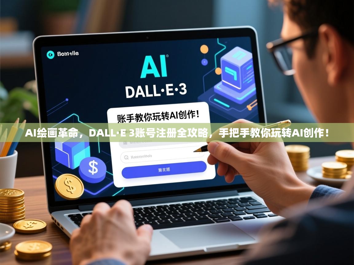 AI绘画革命，DALL·E 3账号注册全攻略，手把手教你玩转AI创作！