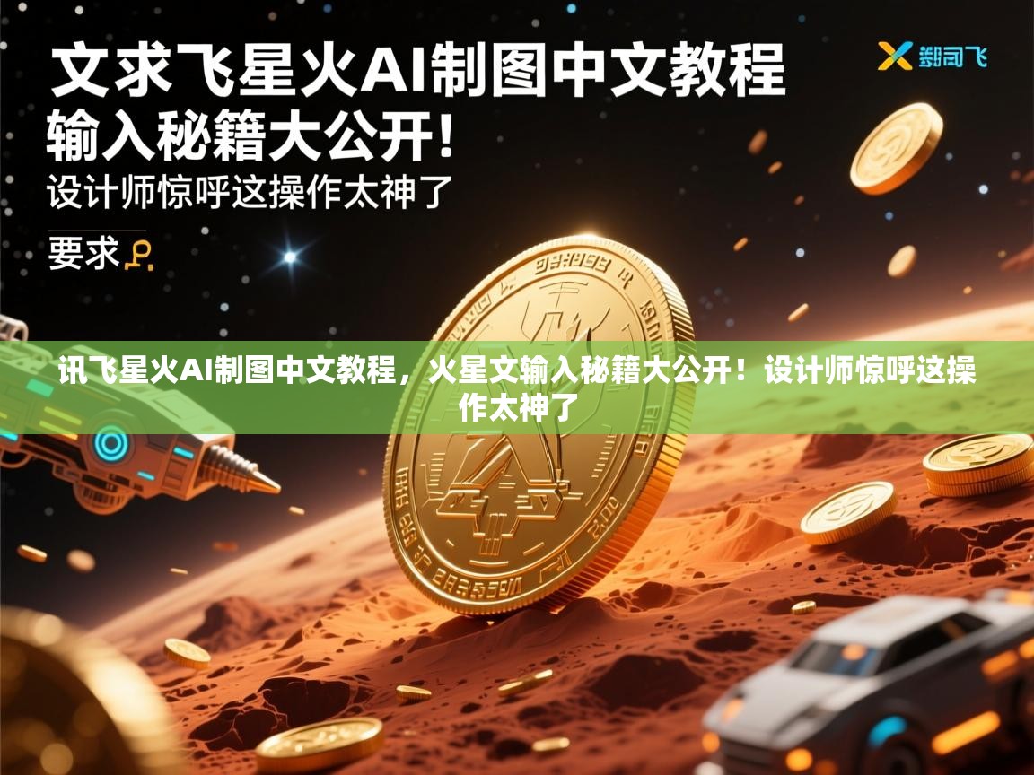 讯飞星火AI制图中文教程，火星文输入秘籍大公开！设计师惊呼这操作太神了