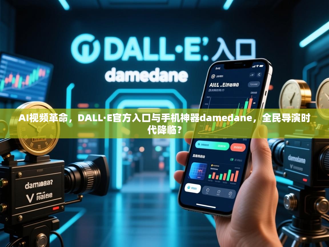 AI视频革命，DALL·E官方入口与手机神器damedane，全民导演时代降临？