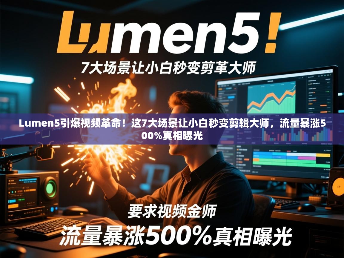 Lumen5引爆视频革命！这7大场景让小白秒变剪辑大师，流量暴涨500%真相曝光