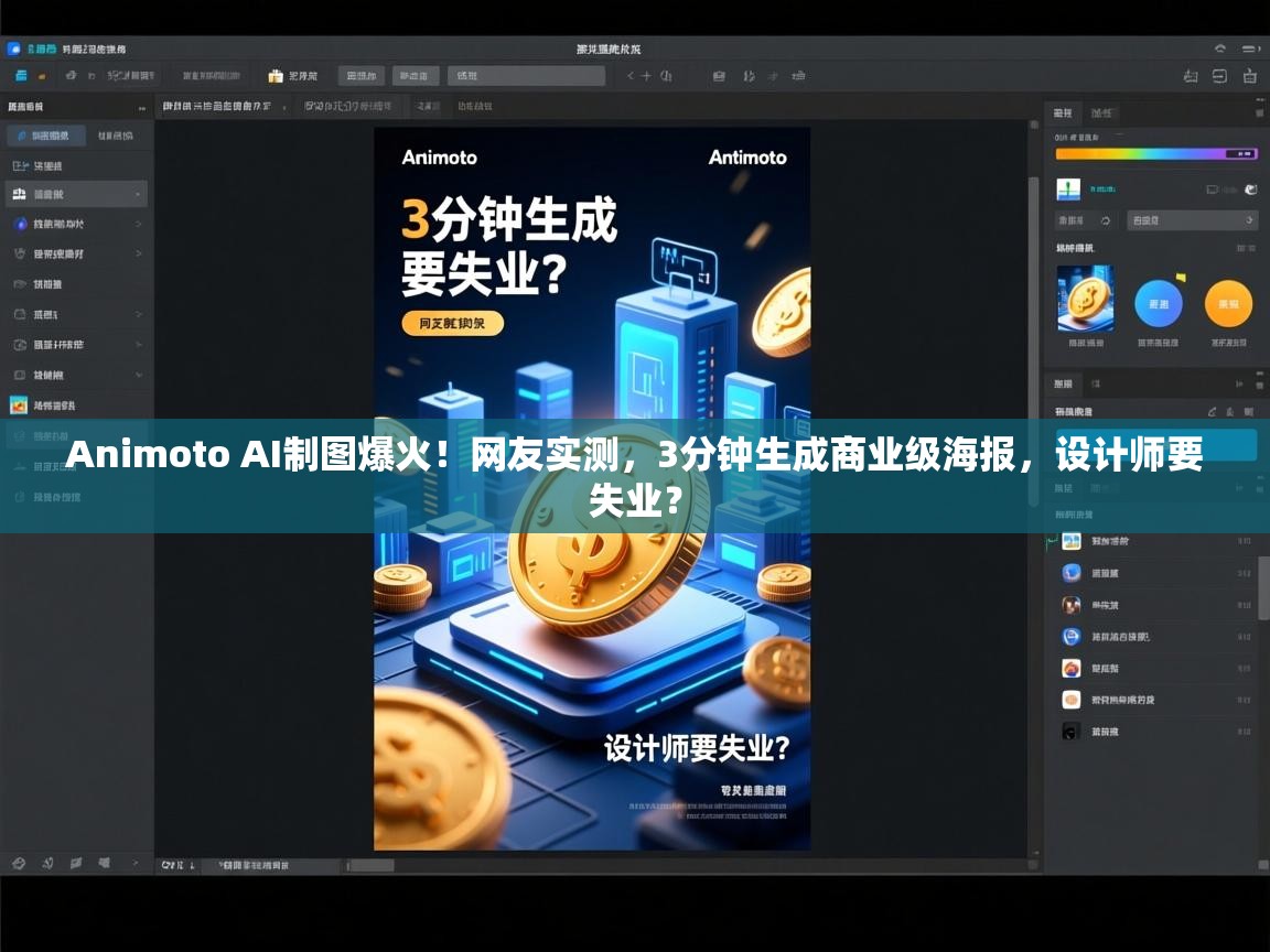 Animoto AI制图爆火!网友实测,3分钟生成商业级海报,设计师要失业?